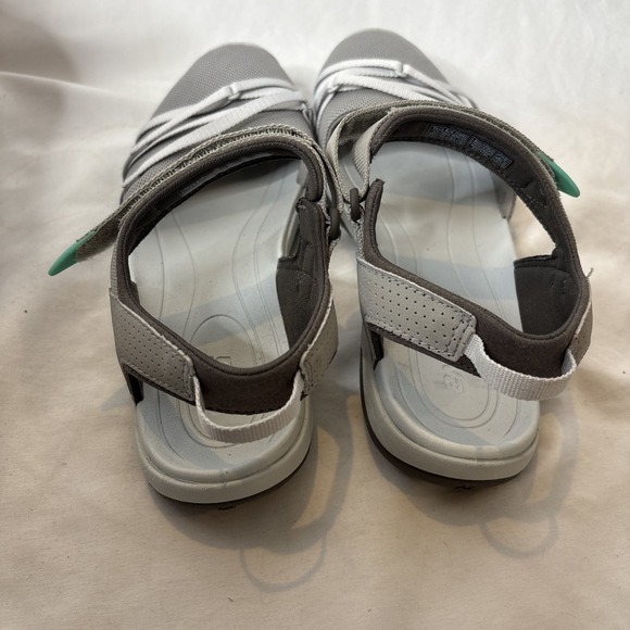 Teva Women's 9.5 Tirra CT Plaza Sandals Closed Toe Gray Hook & Loop Hiking - Picture 10 of 10